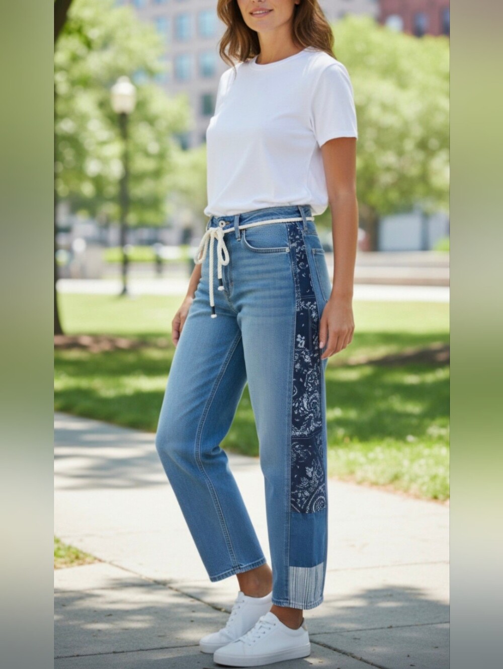 Barrel Bandana Jeans